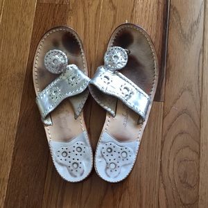 Silver Jack Roger sandals